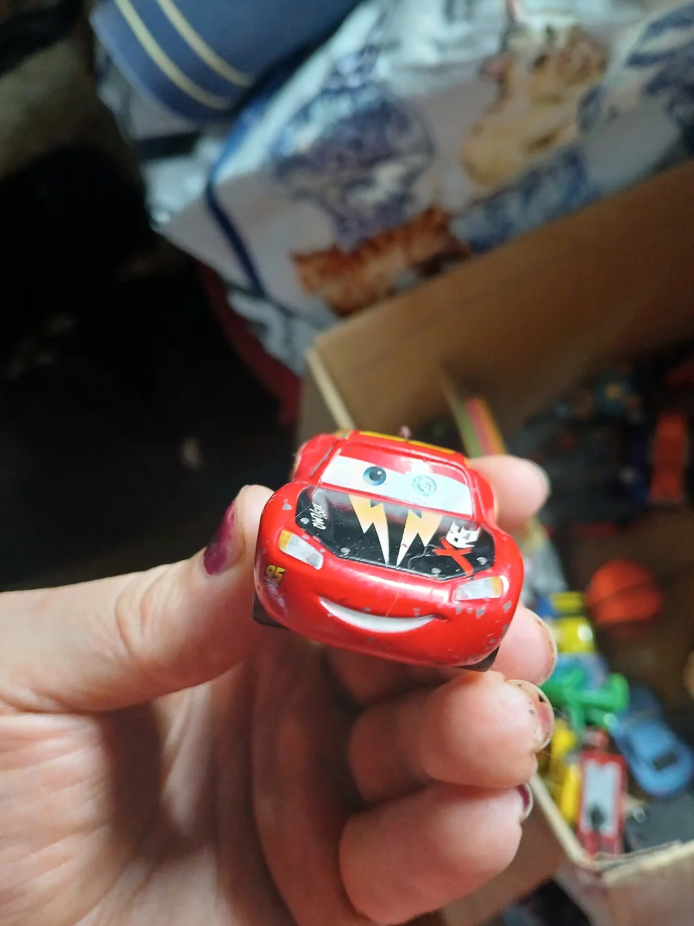 Disney Pixar Cars XRS Rocket Racing Lightning McQueen diecast car,